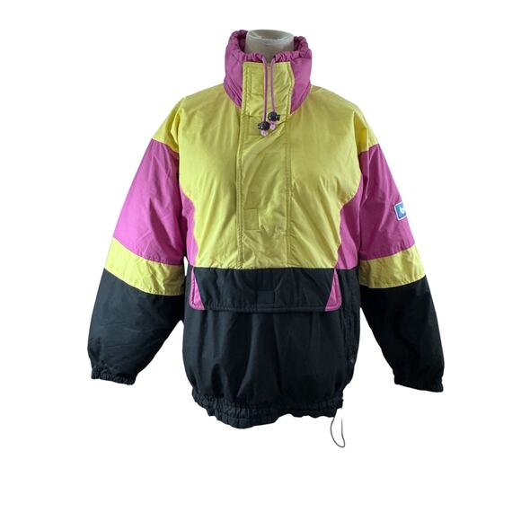 VINTAGE "Natur Daunen" Duck Down Feather Fill,Y2K, Hooded, 80's, Kangaroo Pocket - Picture 1 of 16